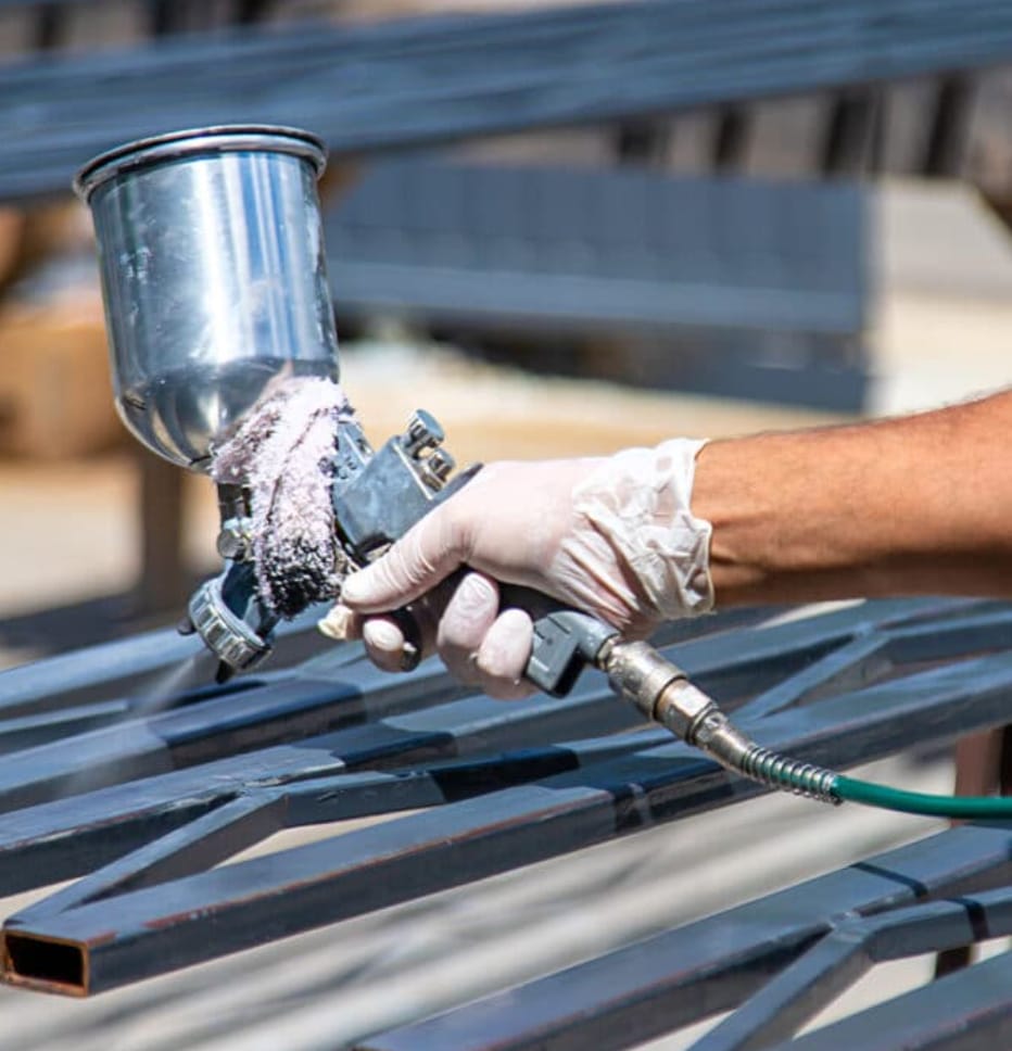 Powder Coating Process - Spraying Cabin