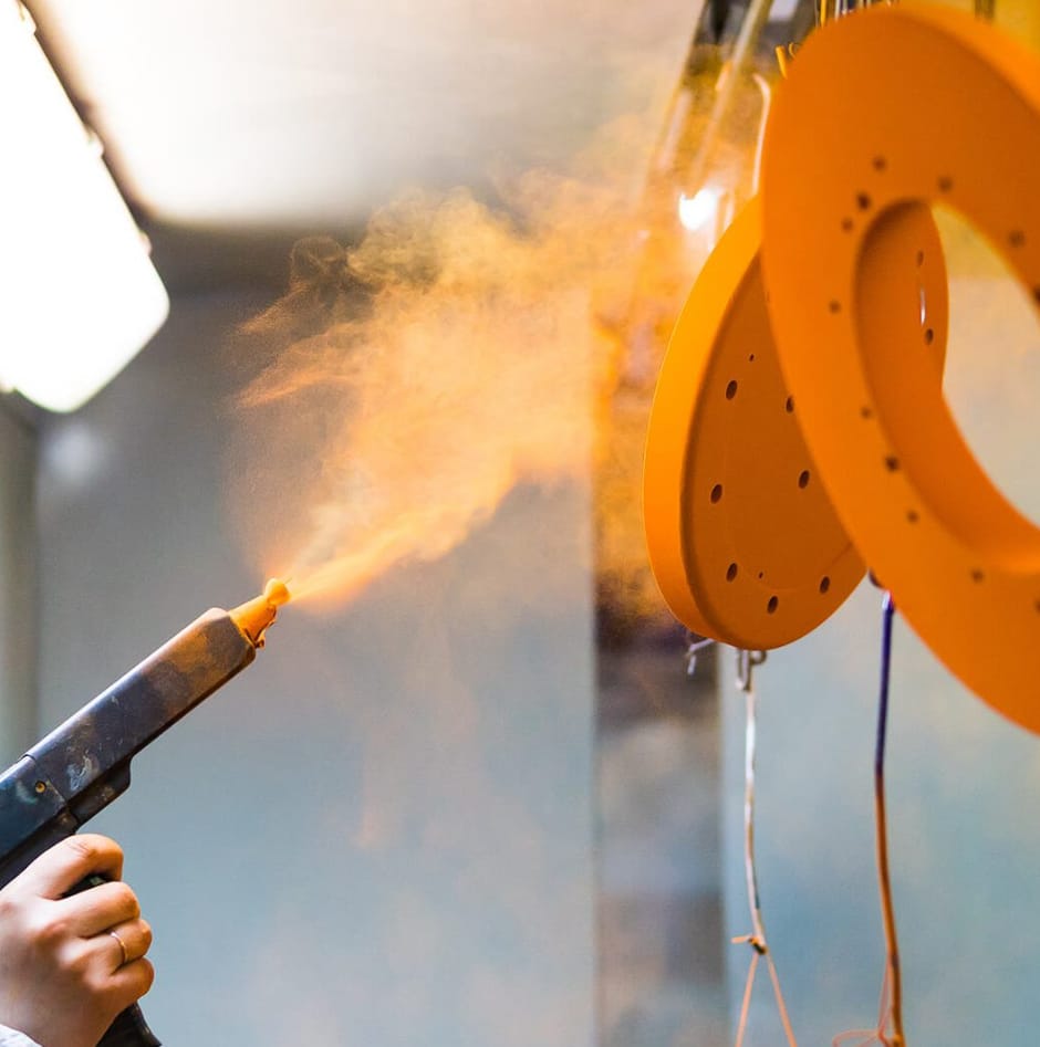 Powder Coating Process - Oven Curing
